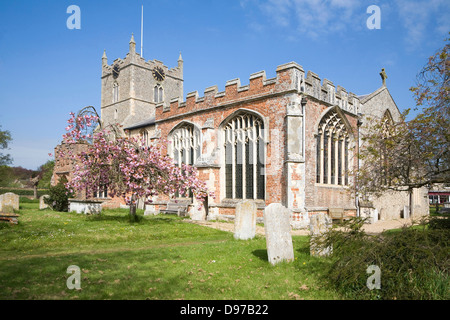 St Mary's Parish Church, Bures, Suffolk, Angleterre Banque D'Images