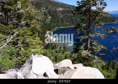 Emerald Bay Lake Tahoe en Californie Banque D'Images