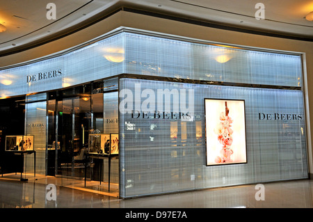 Boutique De Beers 101 tower mall Taipei Taiwan Banque D'Images