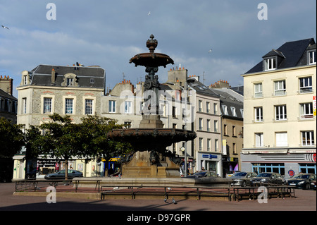 Fontaine Fontaine Mouchel,Cherbourg,Manche,Basse-Normandie,Cotentin,France Banque D'Images