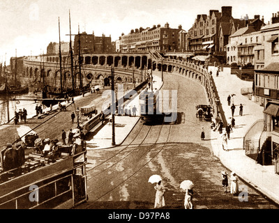 Ramsgate Nouvelle route début des années 1900 Banque D'Images