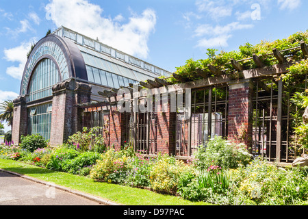 Wintergardens, Auckland Domain, en Nouvelle-Zélande. Banque D'Images