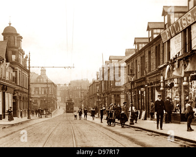 Gateshead Coatsworth Road début des années 1900 Banque D'Images