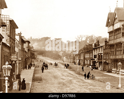 Château de Farnham au début des années 1900, rue Banque D'Images