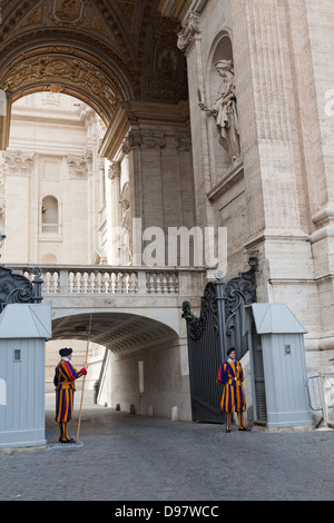 Garde Suisse, Vatican Banque D'Images