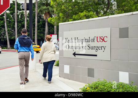 Centre médical de Keck de l'Université de Californie du Sud, de l'USC. Banque D'Images