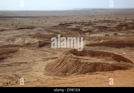 Paysages du nord de Dhofar, Oman Banque D'Images