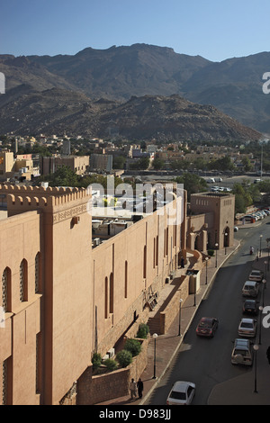 Nizwa est le centre de la Granny's niches de Heartland. L'oasis est située à la pointe sud de la montagne près de Hadschar Banque D'Images