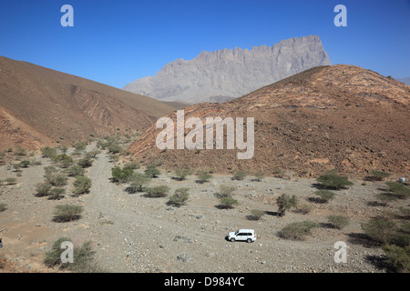 Paysages du Jebel Shams, Oman Banque D'Images