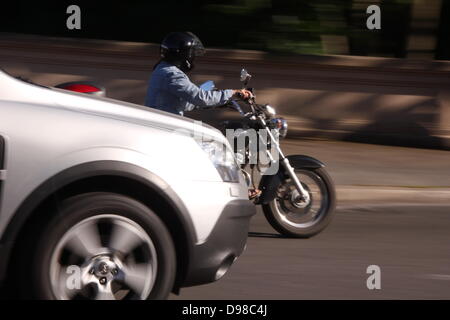 Rome, Italie. 13 juin 2013. Les amateurs de Harley Davidson convergent vers Rome Italie pour HD110Th anniversaire célébration européenne Banque D'Images