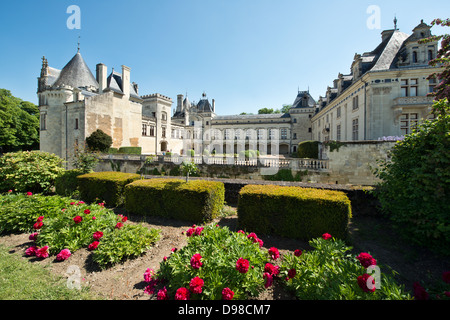 Château de Brézé dans la Loire Vally, France Banque D'Images