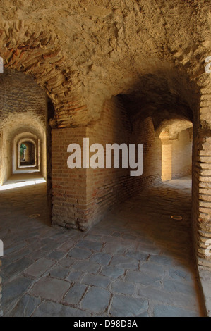 Santiponce, Italica, Romain ruines d'Italica, Séville, Andalousie, Espagne, Europe Banque D'Images