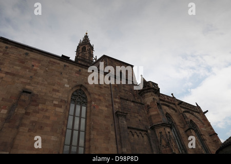 La Cathédrale de Bolzano en hiver,Italie Banque D'Images