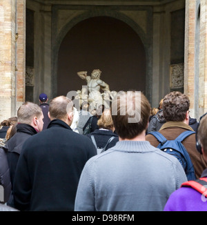 La statue de Laocoon et ses fils, aussi appelé le Groupe de Laocoon. Musées du Vatican, Cité du Vatican, Rome. L'Italie, l'Europe Banque D'Images