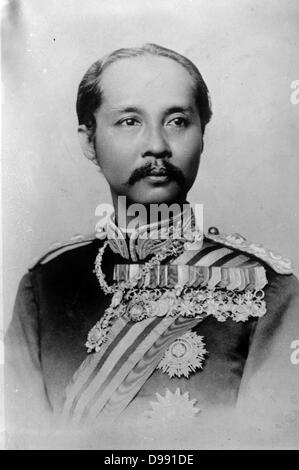 Chulalongkorn (1853-1910) Roi de Siam comme Rama V (1853-1910). Banque D'Images