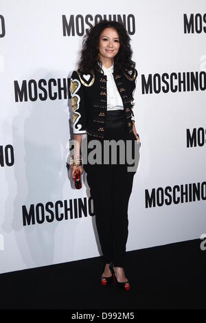 Zhang Ziyi est allé(e) à Moschino Printemps Été Montrer à Shanghai, Chine, le jeudi 13 juin, 2013. Banque D'Images