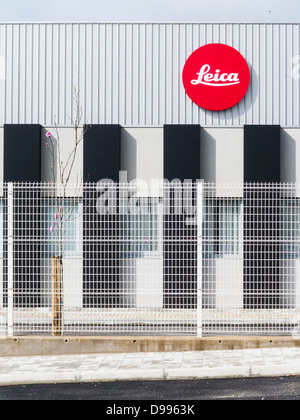 La nouvelle usine Leica à Vila Nova de Famalicão, Portugal. Inauguré en mars 2013, après 40 ans dans le précédent. Banque D'Images