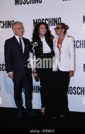 Zhang Ziyi est allé(e) à Moschino Printemps Été Montrer à Shanghai, Chine, le jeudi 13 juin, 2013. Banque D'Images