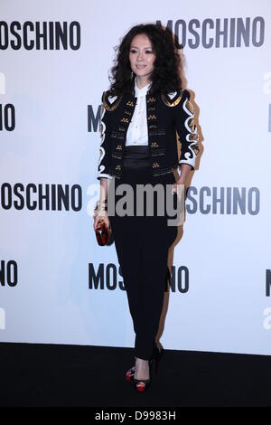 Zhang Ziyi est allé(e) à Moschino Printemps Été Montrer à Shanghai, Chine, le jeudi 13 juin, 2013. Banque D'Images