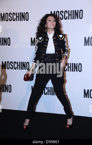 Zhang Ziyi est allé(e) à Moschino Printemps Été Montrer à Shanghai, Chine, le jeudi 13 juin, 2013. Banque D'Images