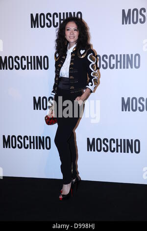 Zhang Ziyi est allé(e) à Moschino Printemps Été Montrer à Shanghai, Chine, le jeudi 13 juin, 2013. Banque D'Images