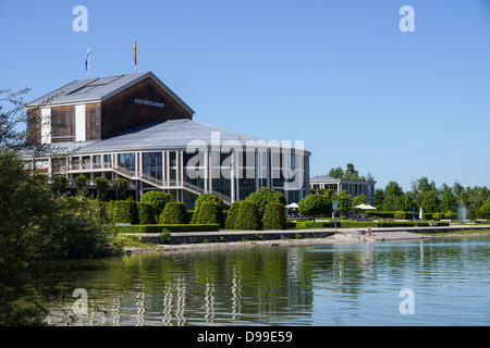 Salle des fêtes à Füssen, le lac de Forggen Ostallgaeu, Bavière, Allemagne Banque D'Images