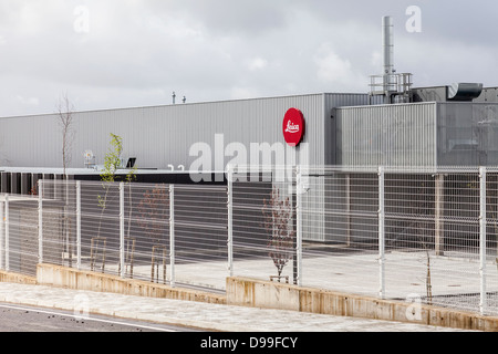 La nouvelle usine Leica à Vila Nova de Famalicão, Portugal. Inauguré en mars 2013, après 40 ans dans le précédent. Banque D'Images