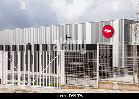 La nouvelle usine Leica à Vila Nova de Famalicão, Portugal. Inauguré en mars 2013, après 40 ans dans le précédent. Banque D'Images