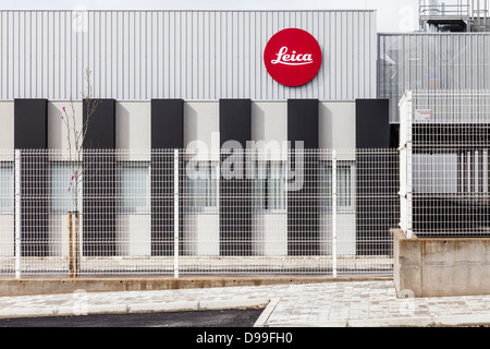 La nouvelle usine Leica à Vila Nova de Famalicão, Portugal. Inauguré en mars 2013, après 40 ans dans le précédent. Banque D'Images