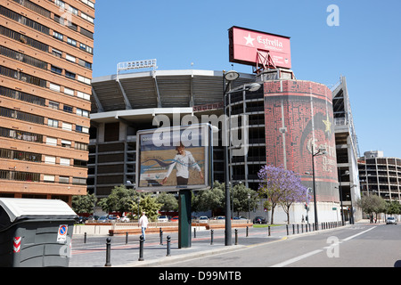 Valence fc stade Mestalla valencia espagne Banque D'Images