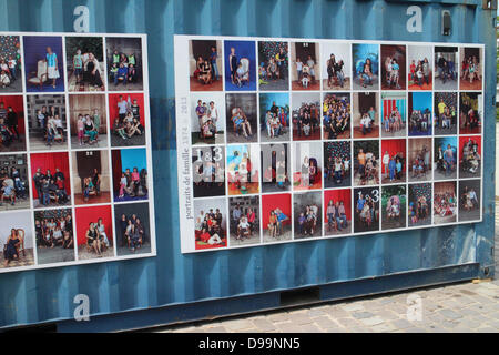 Marseille (France) 15 juin au 31 août 2013 : Exposition de portraits de famille dans le 26e siècle © Roland Bouvier/Alam Banque D'Images