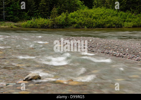 Deux Medicine River le Glacier National Park du Montana USA du secteur de Two Medicine Banque D'Images