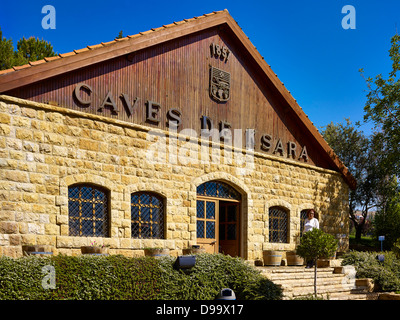 Ksara winery dans la vallée de la Bekaa, Liban, Moyen-Orient Banque D'Images