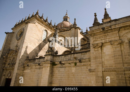 La Cathédrale de San Salvador à Jerez de la Frontera en Andalousie, Sud de l'Espagne. Banque D'Images