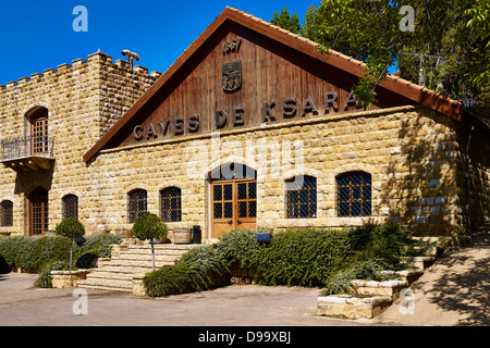 Ksara winery dans la vallée de la Bekaa, Liban, Moyen-Orient Banque D'Images