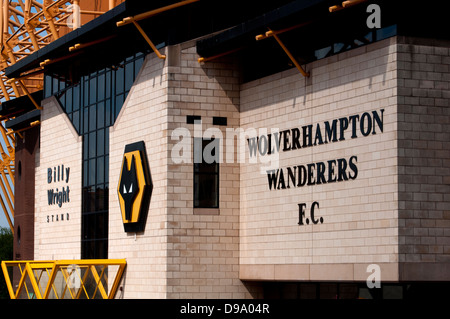 Terrain de football de Molineux, Wolverhampton, Royaume-Uni Banque D'Images