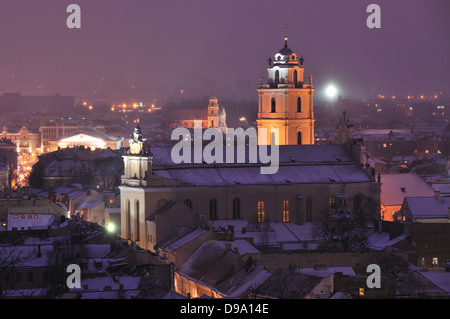 L'église Saint John's, Vilnius, Lituanie Banque D'Images