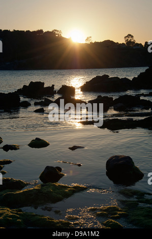 Sicile, Italie , Sonnenuntergang, Cefalu, sicilia, Italie Banque D'Images