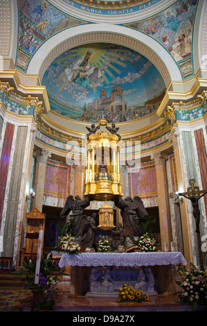 Église, Tindari, Sicile, Italie, Santuario Maria Santissima del Tindari , Kirche, Tindari, sicilia, Italie, Heiligtum der le Schwa Banque D'Images