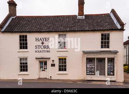 Le Hayes  + Storr Procureurs dans Holt , Norfolk , Angleterre , Angleterre , Royaume-Uni Banque D'Images