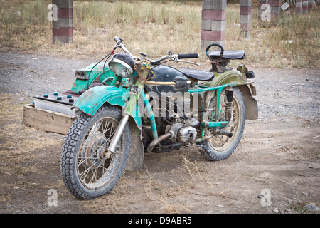 Moto rouillée Banque D'Images