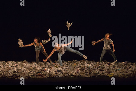 Projet danse 'Riot' progéniture au Sadler's Wells Theatre, Londres. Banque D'Images