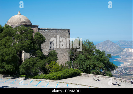 Église, Erice, Sicile, Italie , Kirche, Erice, sicilia, Italie, Chiesa San Giovanni Batista Banque D'Images