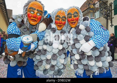 L'Europe, l'Allemagne, Weil am Rhein, Fasnact défilé printemps Banque D'Images