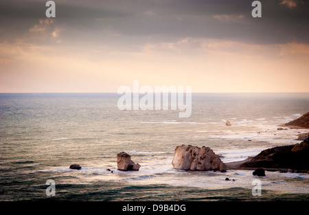 Petra tou Romiou (Rocher d'Aphrodite), Chypre Banque D'Images