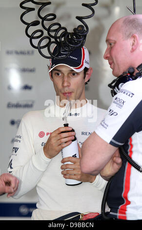 Bruno Senna la Formule 1 les essais d'hiver sur le circuit de Jerez, Jerez de la Frontera, Espagne - 10.02.12 *** Banque D'Images