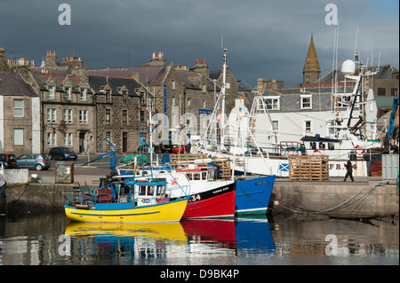 Port et vieille ville, Fraserburgh, Aberdeenshire, Ecosse, Grande-Bretagne, Europe, Port , Hafen und Altstadt, Fraserburgh, Aberd Banque D'Images