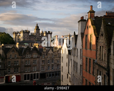 George Heriot's School à partir de la rue Victoria Banque D'Images