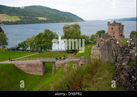 Le Château d'Urquhart, Loch Ness, Highland, Ecosse, Grande-Bretagne, Europe , Schlossruine, le château d'Urquhart, le Loch Ness, Highland, Scho Banque D'Images