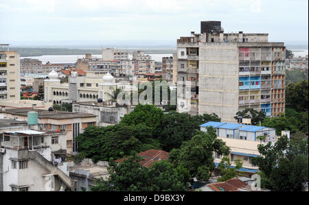 Vue sur le ciytscape de Maputo, Mozambique, 28 février 2013. Photo : Britta Pedersen Banque D'Images